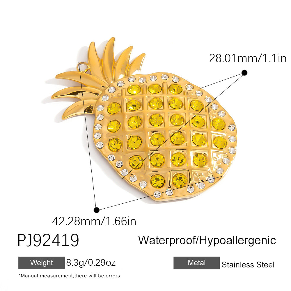 Stylish Floral Stainless Steel Necklace for Women