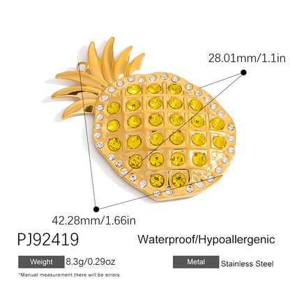 Stylish Floral Stainless Steel Necklace for Women