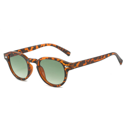 Vintage Round Frame Sunglasses for Men Stylish Casual Eyewear