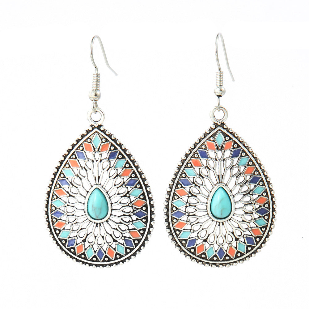 Trendy European & American Long Geometric Drop Earrings