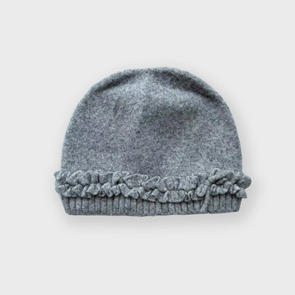 Cute Bowknot Wool Blend Beanie for Women