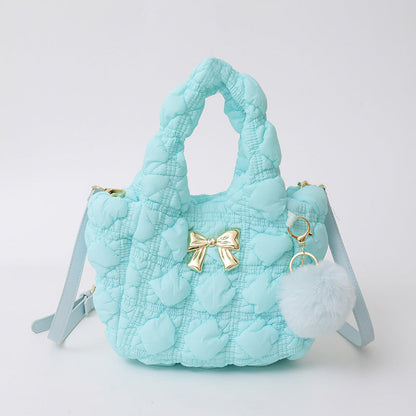 Cloud Bag Trendy Soft Nylon Handbag for Casual Wear