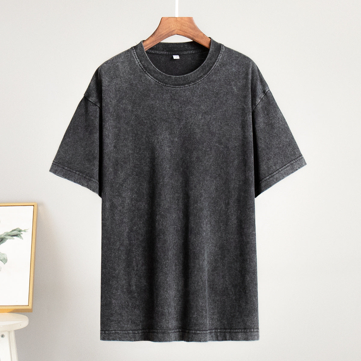 Washed Cotton Relaxed Fit Short Sleeve T-Shirt