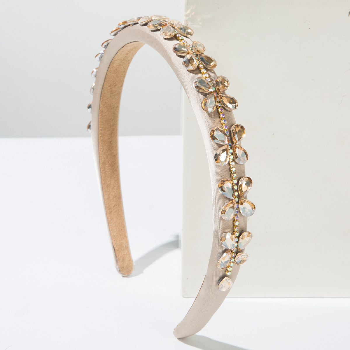 Baroque Style Rhinestone Headband Elegant Hair Accessory