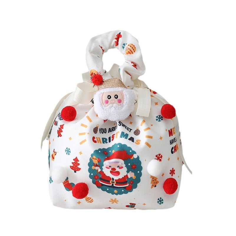 Christmas Santa Claus Cute Doll Gift Bag