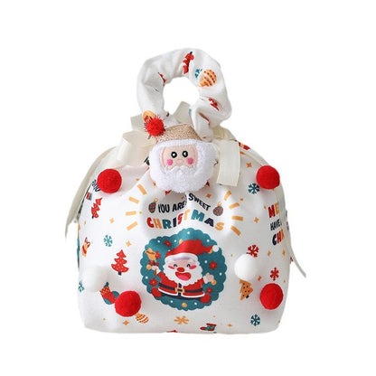 Christmas Santa Claus Cute Doll Gift Bag