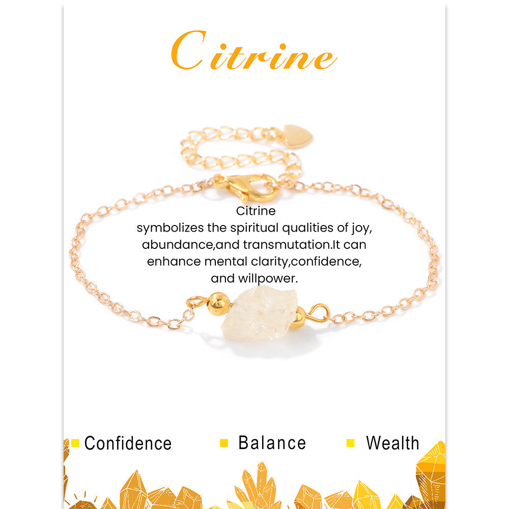 Elegant Irregular Stone Simple Beaded Bracelets