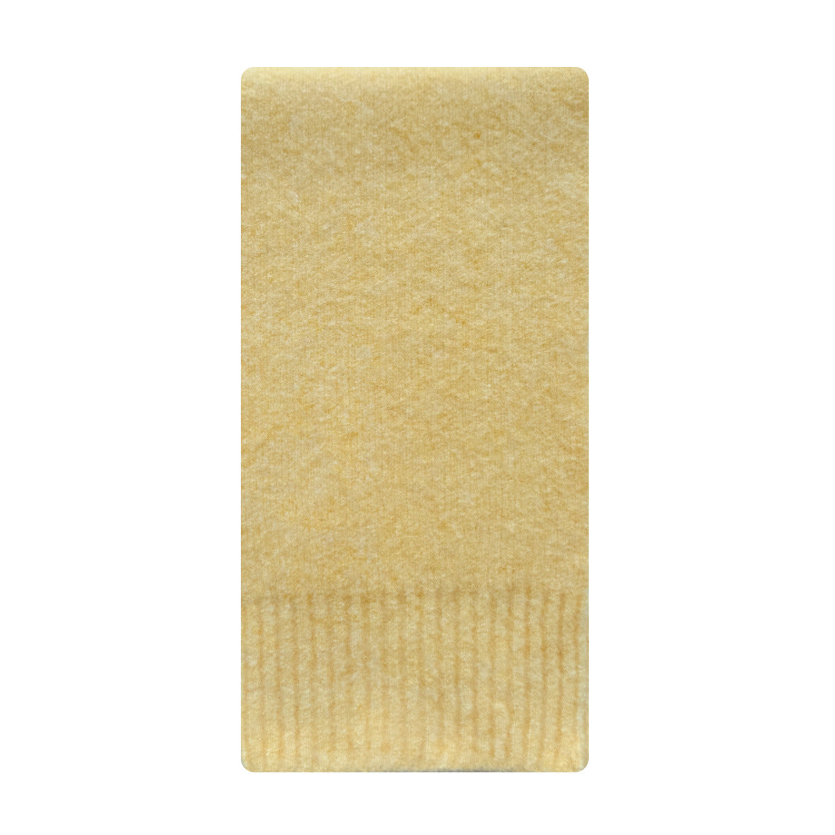 Solid Color Wool Knit Scarf for Women