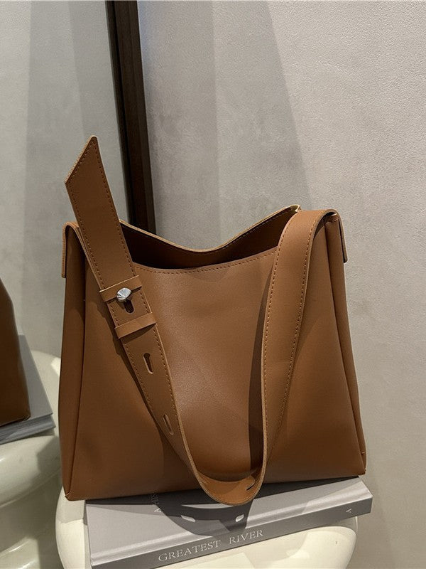 Large Capacity Commuter Tote Bag Set Stylish Shoulder Bag