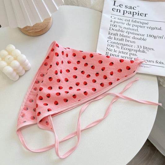 Pink Floral Fabric Headband