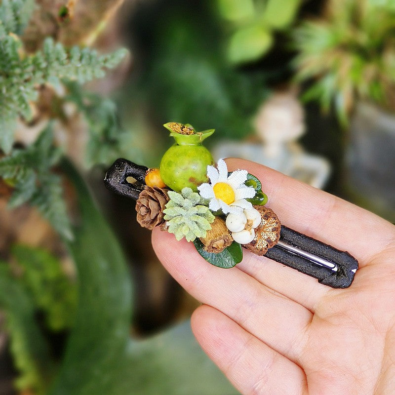 Vintage Floral Hair Clips Sweet Girl Hair Accessories
