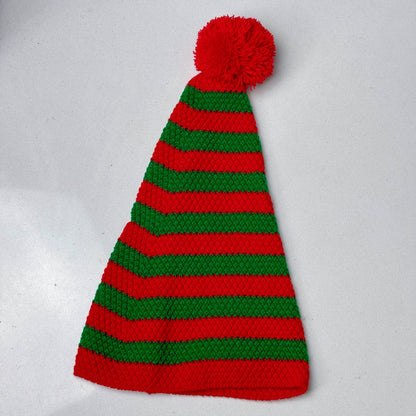Winter Cable Knit Christmas Beanie Hat With Pom