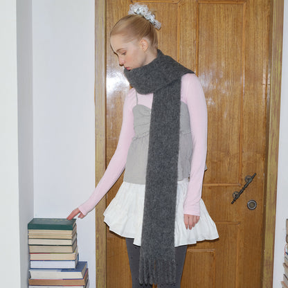 42% Alpaca Winter Scarf for Women Soft Lightweight Warm Neck Wrap