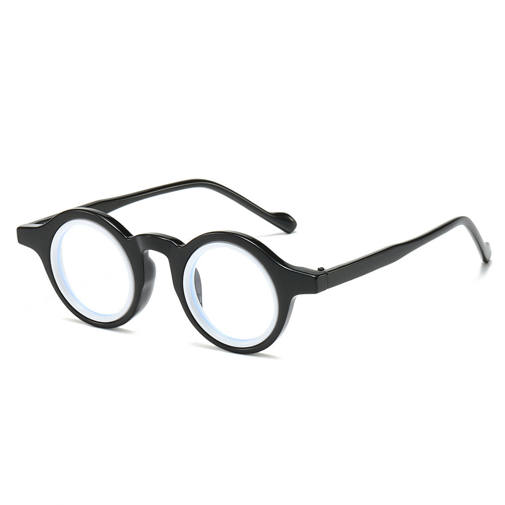Retro Round Glasses with PC Frames for Unisex Fashion