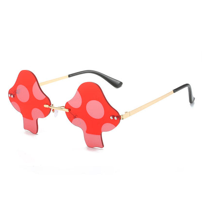 Trendy Mushroom Shaped Sunglasses | UV400 Protection | Fashion Statement