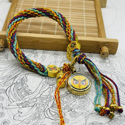Tibet Hand-Woven Diamond Rope Hand Rope Bracelet Jewelry Gifts