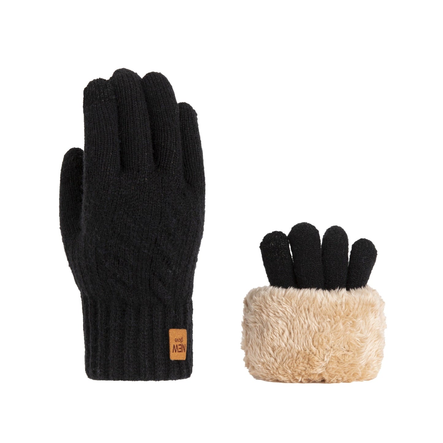 Winter Warm Knitted Touchscreen Gloves for Women