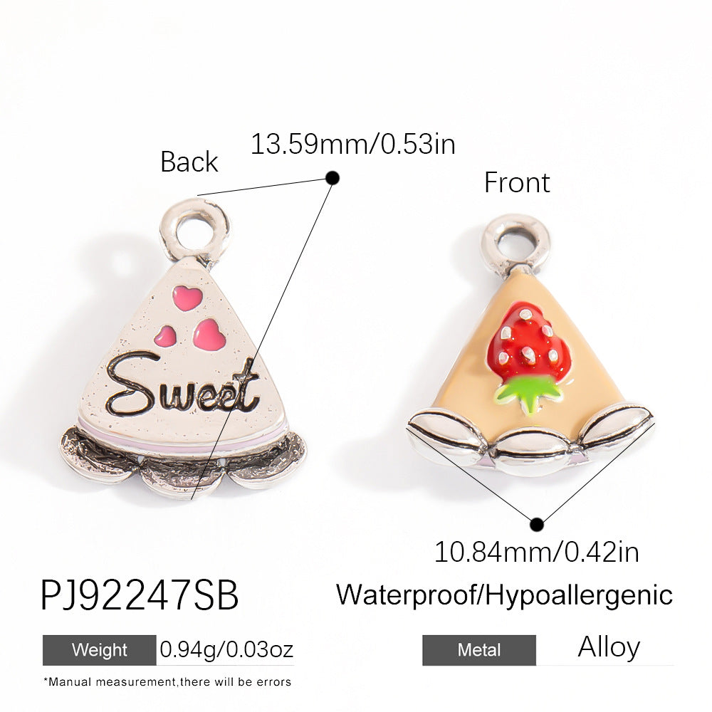 Stainless Steel DIY Jewelry Accessories Cute Charm Pendant