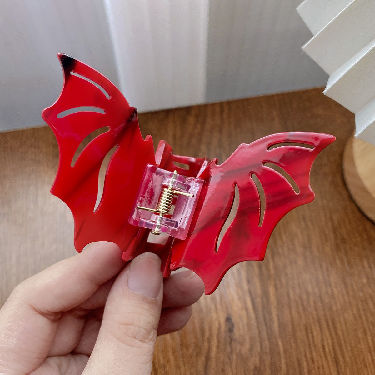 Gothic Halloween Bat Colorful Hair Claw