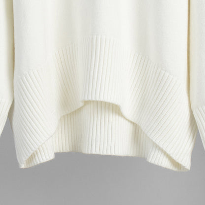 Winter High Neck Solid Color Knit Sweater