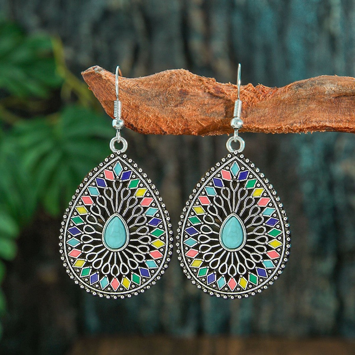 Trendy European & American Long Geometric Drop Earrings