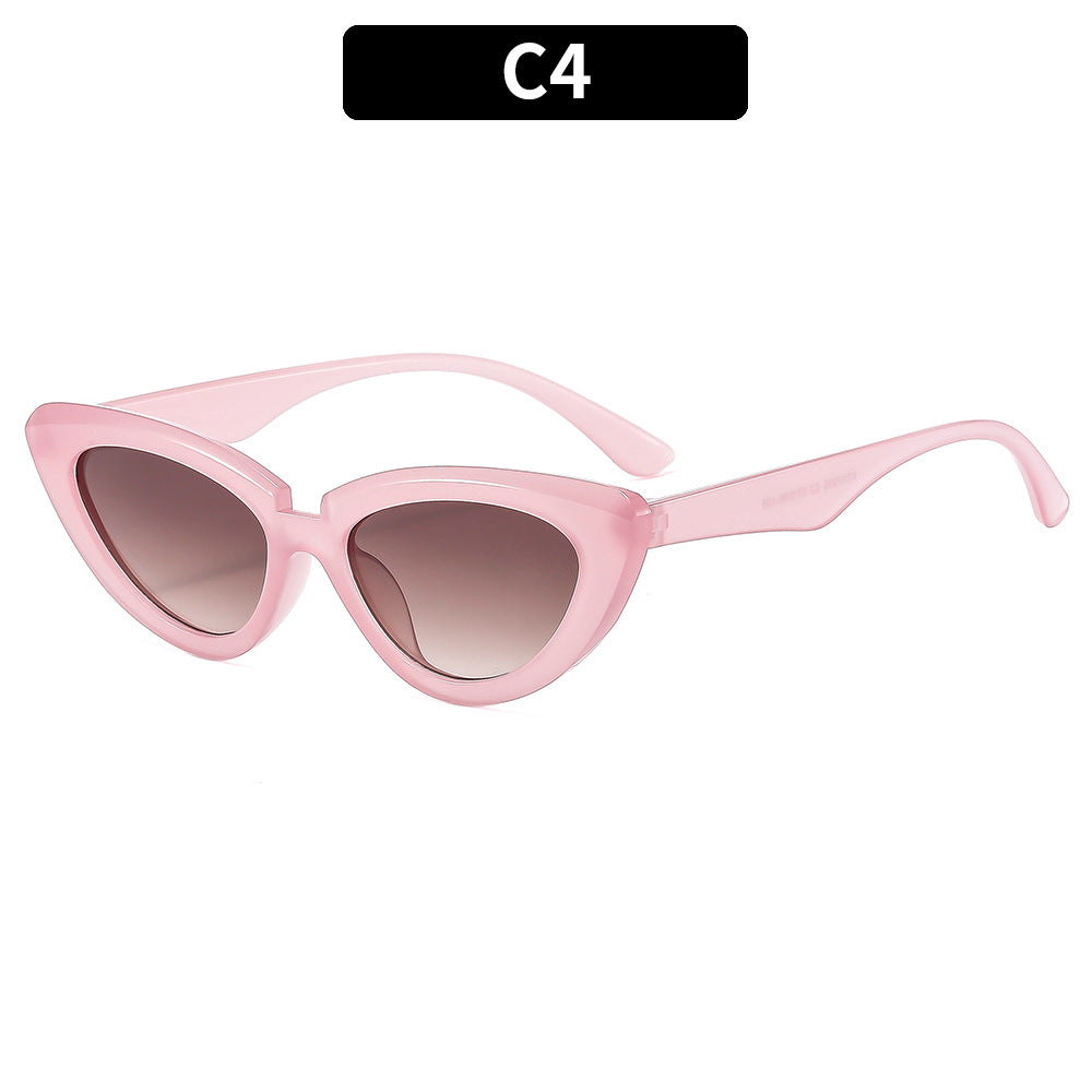 Trendy Women's Cat Eye Sunglasses UV400 Protection for Outdoor Activities