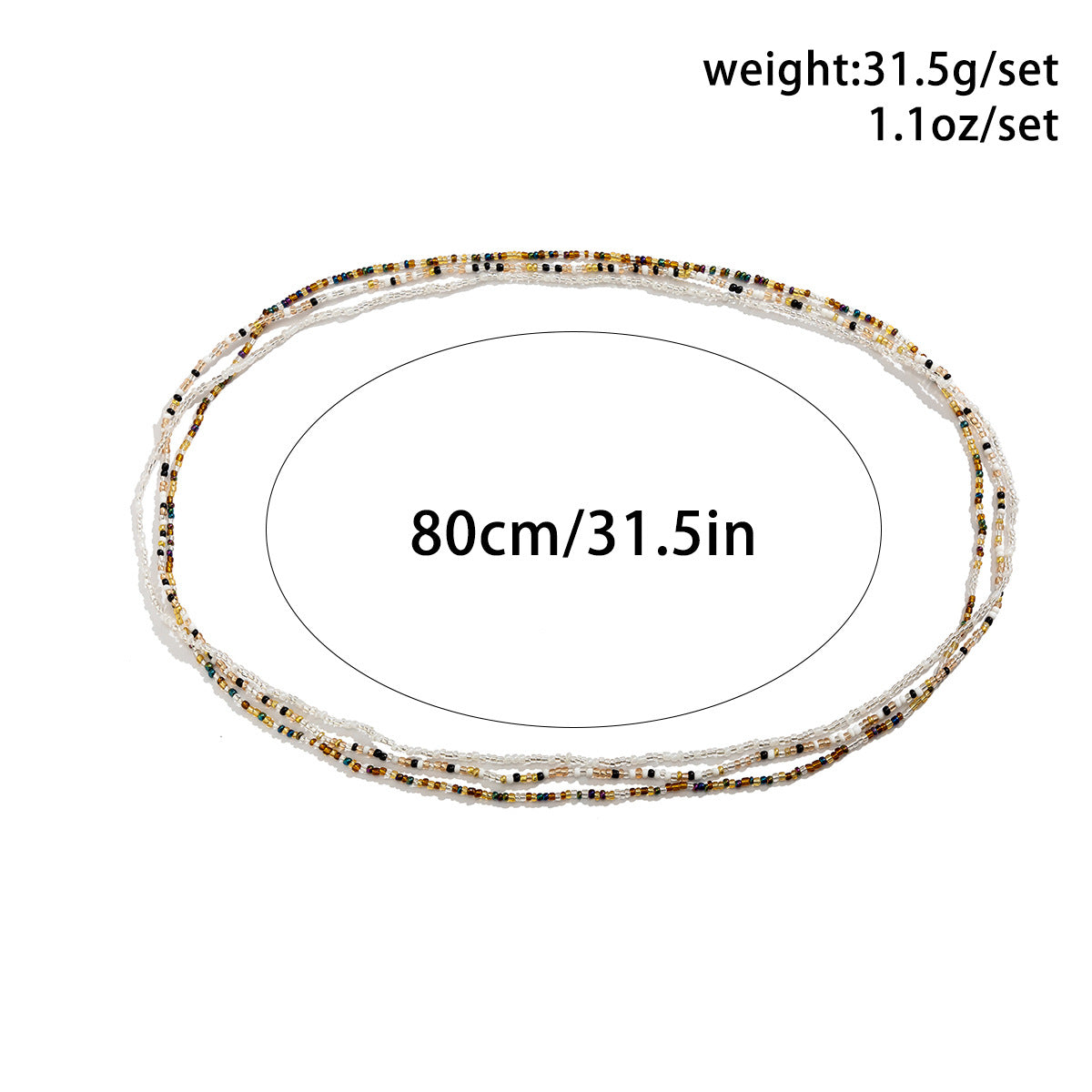 Bead Sexy Layered Waist Chain