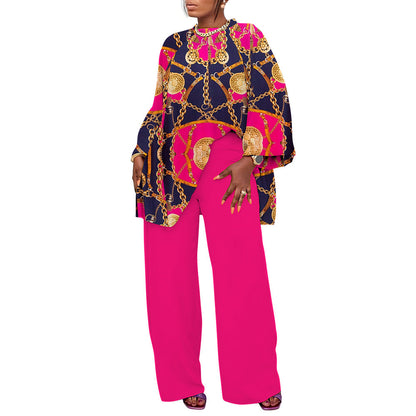 Trendy Casual Plus Size Two-Piece Set