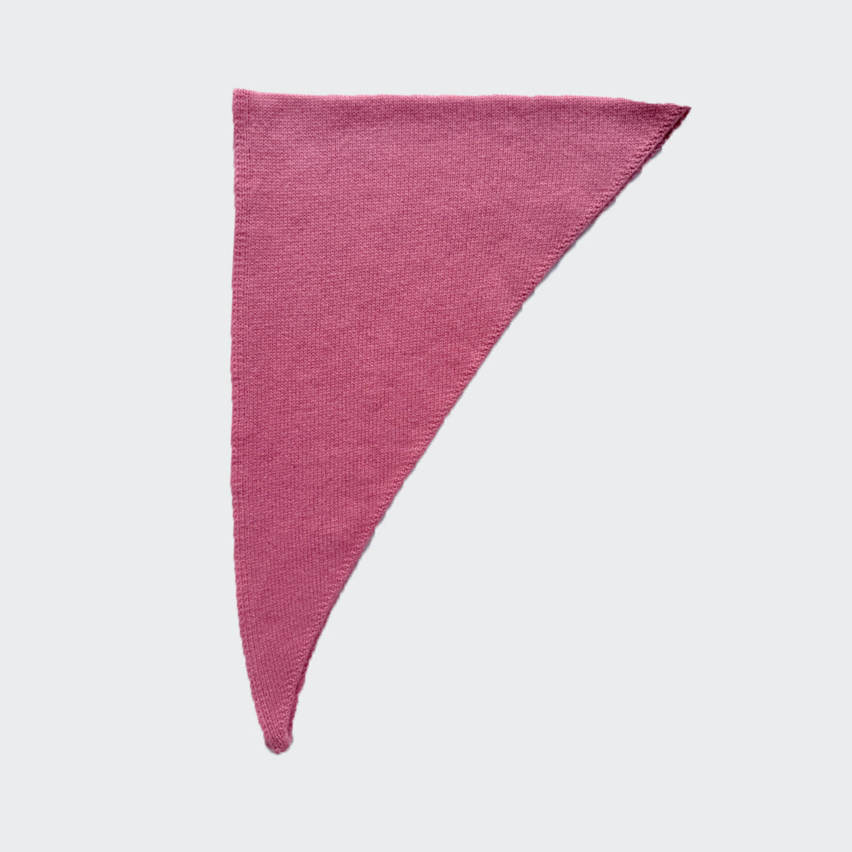 Hand Knitted Triangle Scarf Women Soft Rabbit Hair Wool Blend