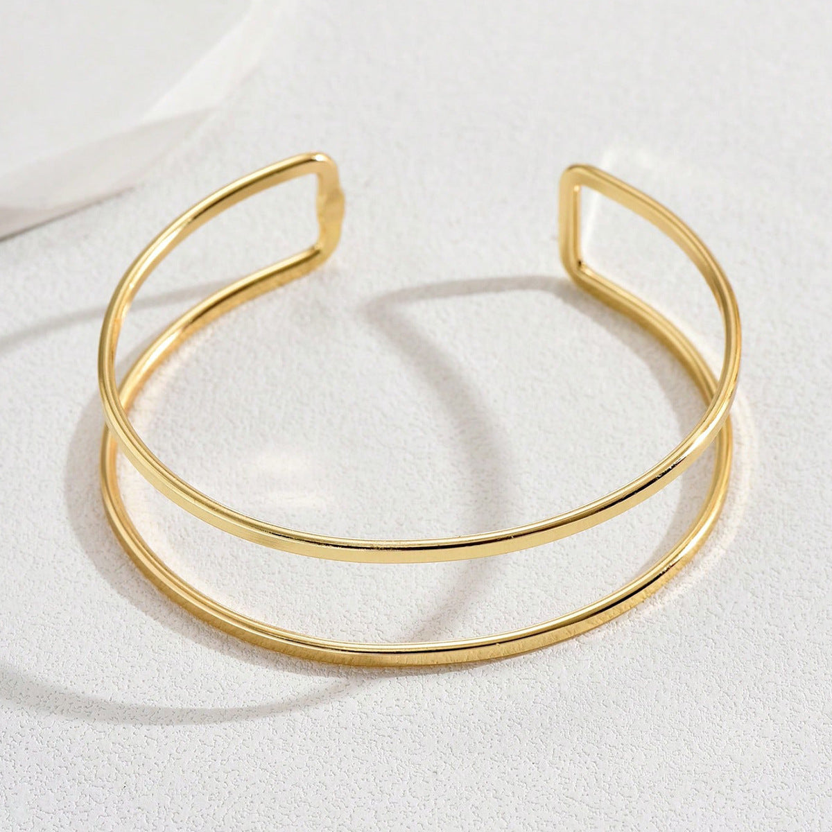 Simple Layered Open Arm Cuff