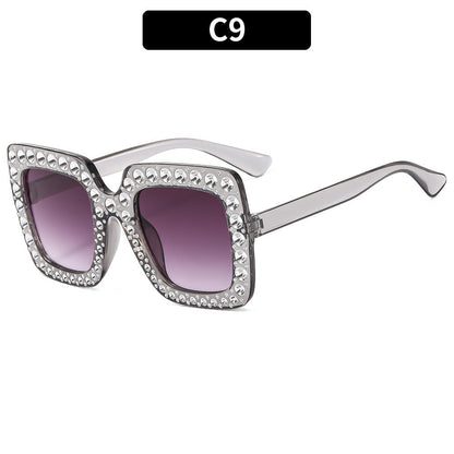 Bling Round Sunglasses for Kids Stylish UV400 Beach Sunglasses