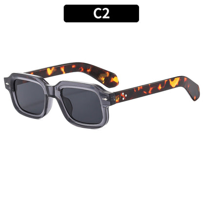 Fashionable Square Arrow Sunglasses Trendy Retro Unisex Shades