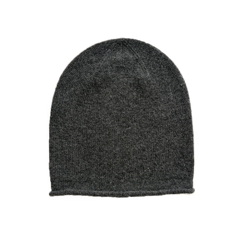 Trendy Solid Color 100% Australian Wool Knit Beanie