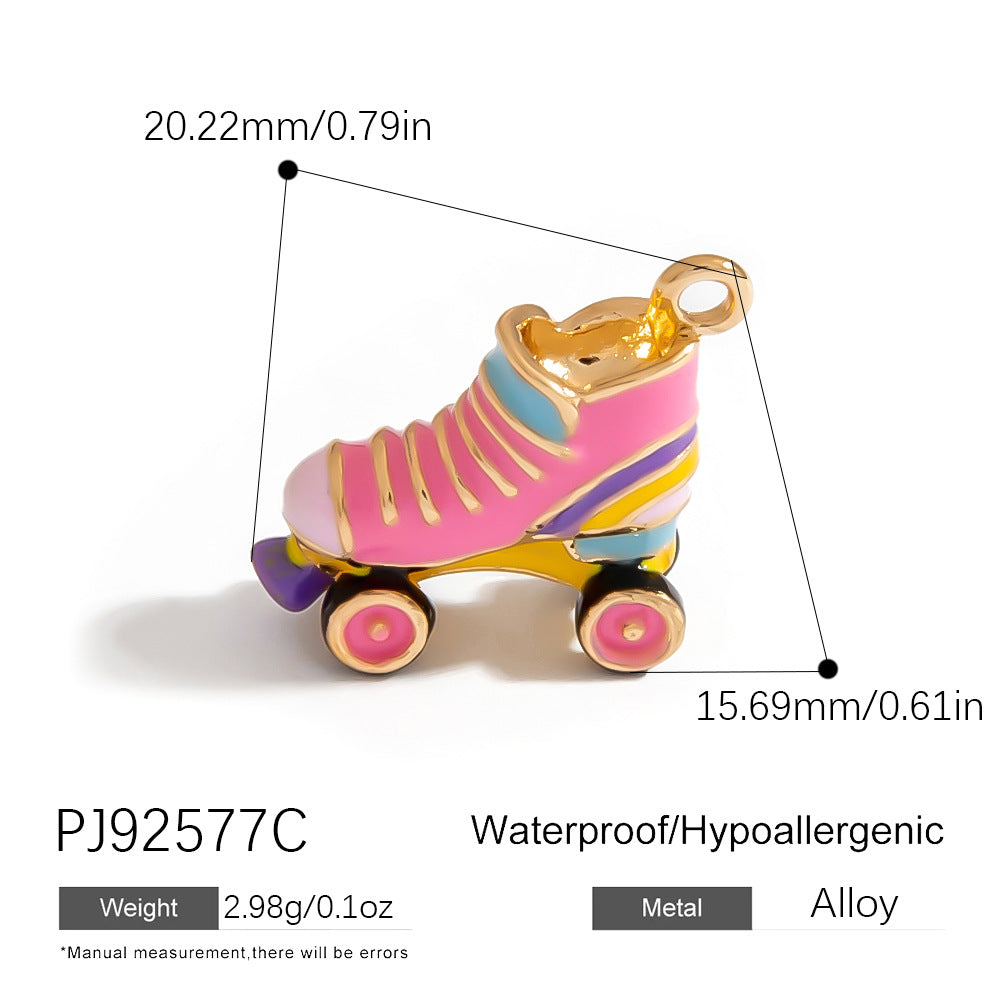 Colorful Airplane Pendant DIY Craft Accessories