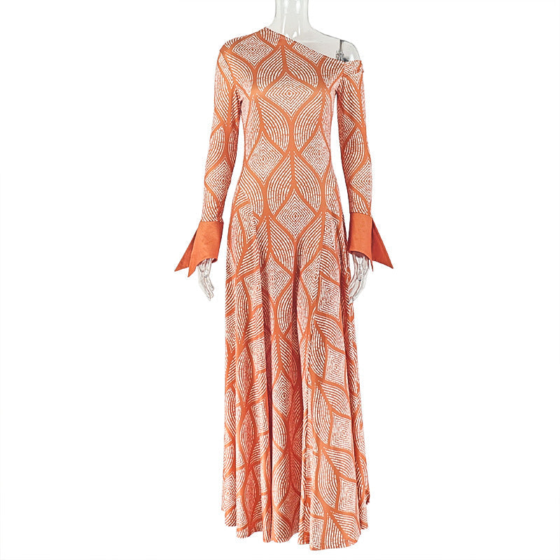 Elegant A-Line Midi Dress With Ruching