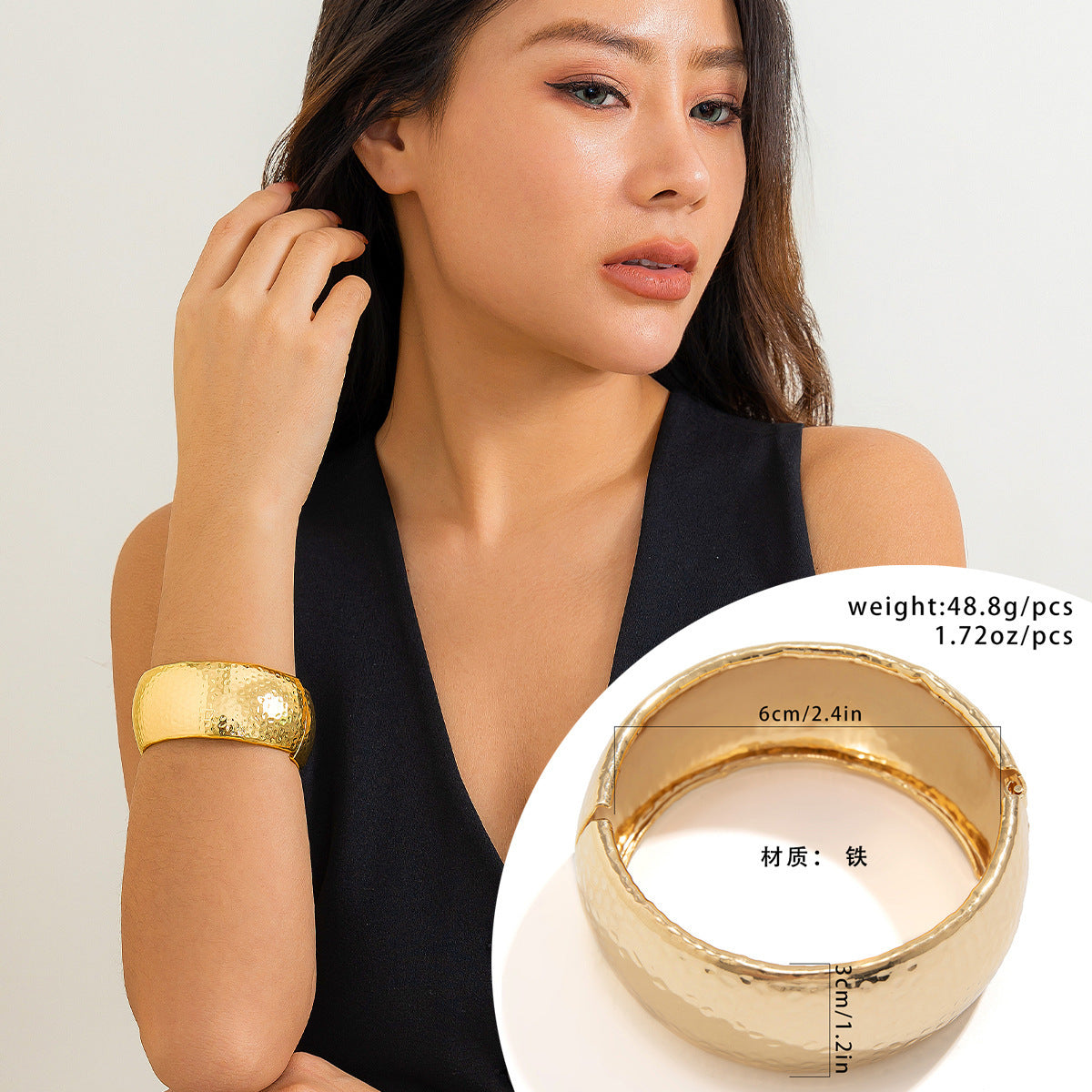 Metallic Drop Huggable Bracelet Trendy Fashion Spring Bracelet