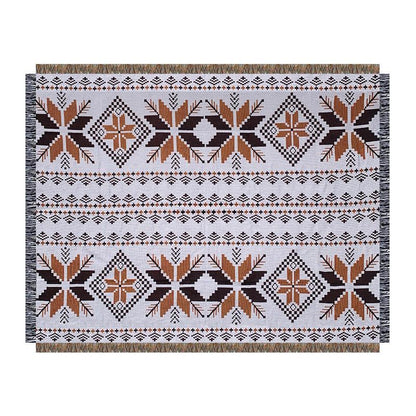 National Style Woven Casual Blanket Fabric Blanket Cover Blanket
