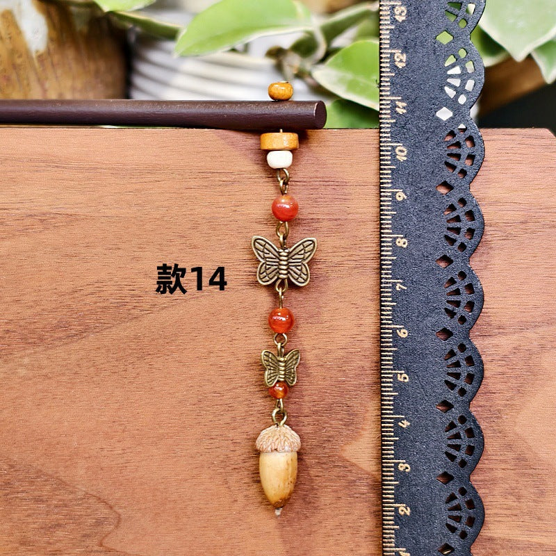 Vintage Leaf Hairpin Handmade Alloy Hair Accessories