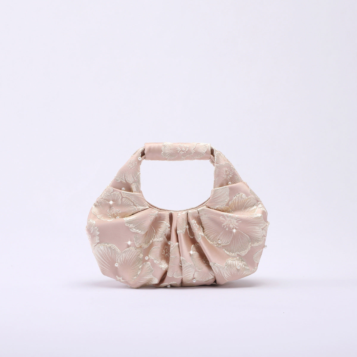 Vintage Floral Print Chinese Style Fabric Handbag