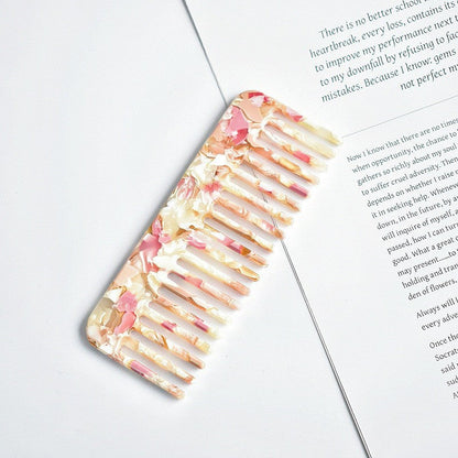Acrylic Square Mini Portable Hair Combs