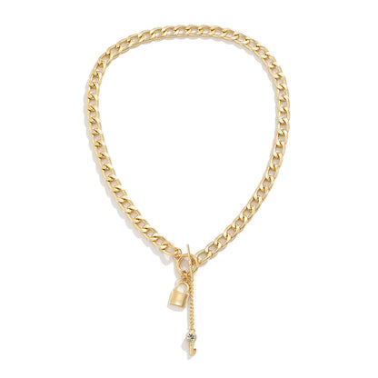 Trendy Geometric Key Necklace For Women