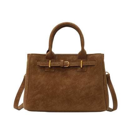Trendy Tote Bag with Belt Detail Designed for Commuting