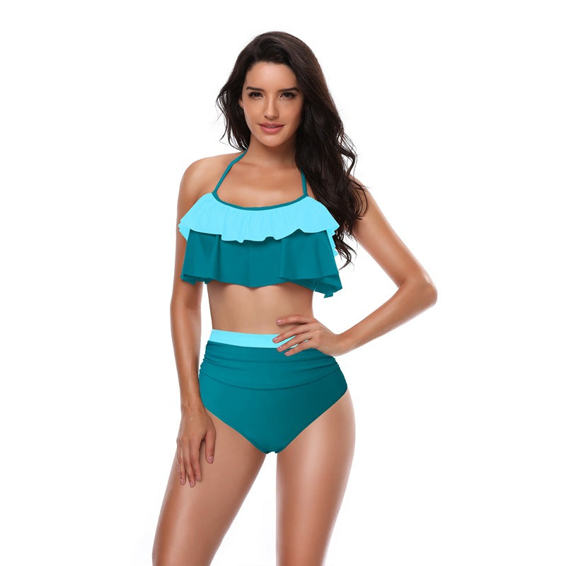New Kids And Adults Split Swimsuit Bikini Set