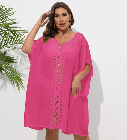 Women'S Bohemian Maxi Dress Loose Beach Cover-Up
