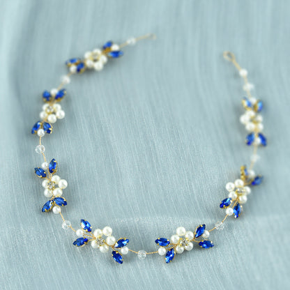Pearl Soft Chain Headband Bridal Hair Ornament