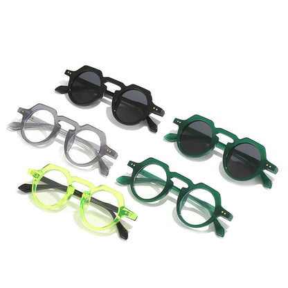 Retro Round Frame Sunglasses for Men and Women