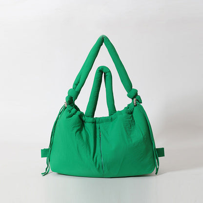 Large Capacity Nylon Tote Bag Stylish Casual Shoulder Bag
