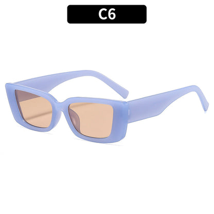 Fashionable Jelly Color Cat-Eye Sunglasses for Summer