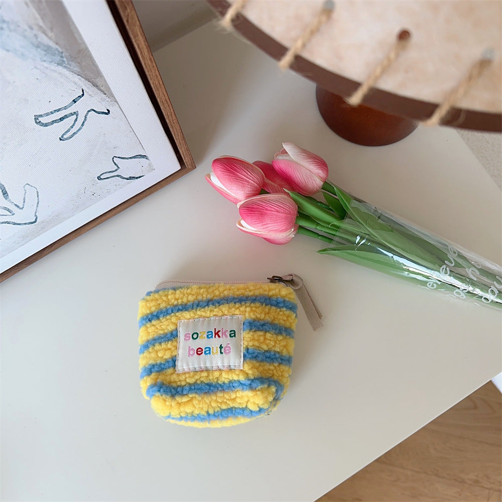 Cosbai - Mini Plush Makeup Bag