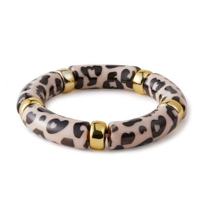 Metal Splicing Print Irregular Bracelets